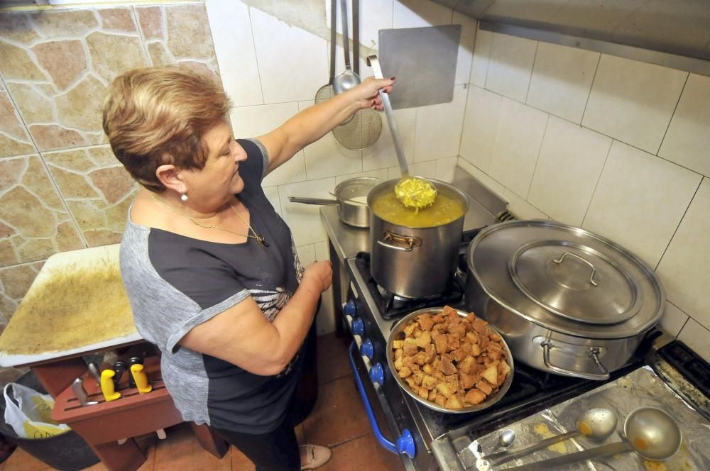 Fabada de la fiesta de El Carmen en Langreo