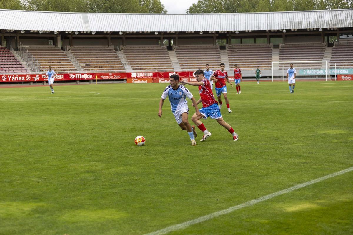Guisande, autor de un gol en el partido de la primera vuelta.