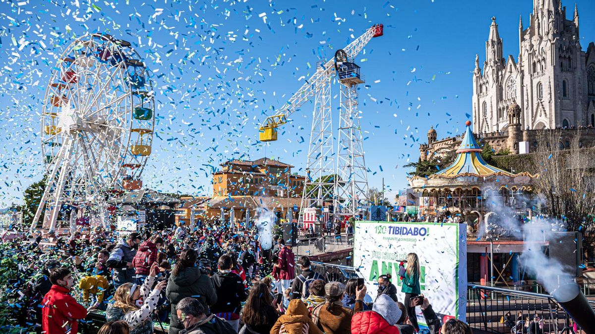 Fiesta del 120º aniversario del parque del Tibidabo