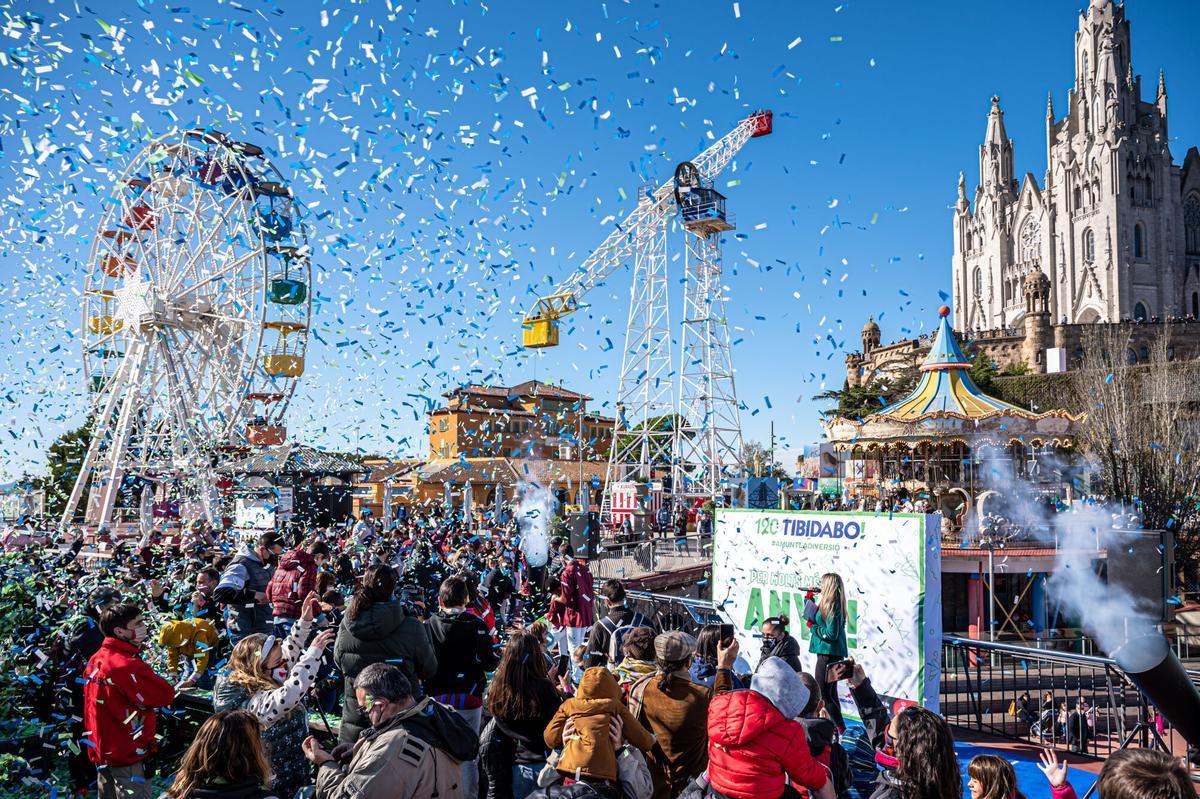 Imagen del 120 aniversario del Tibidabo, en 2021.