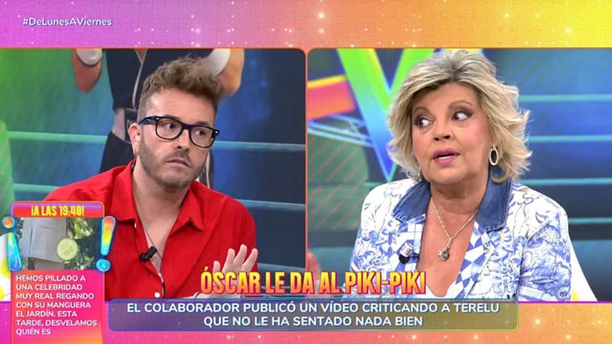 Óscar Repo y Terelu Campos en 'De lunes a viernes'