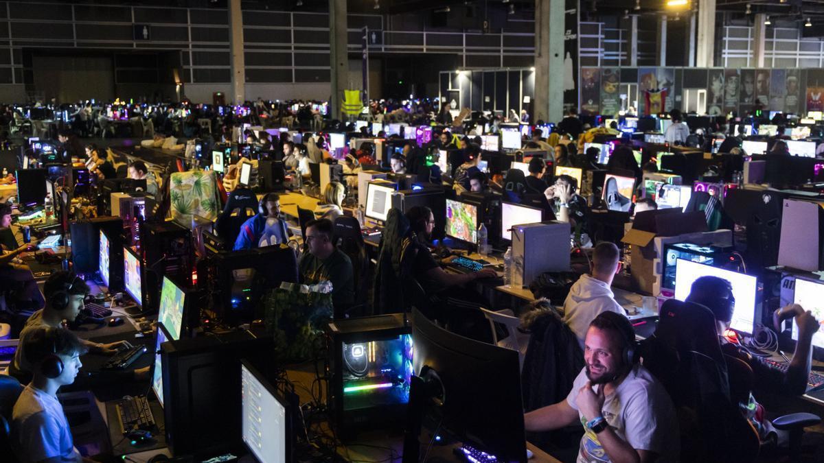 Gamers en Dreamhack Valencia