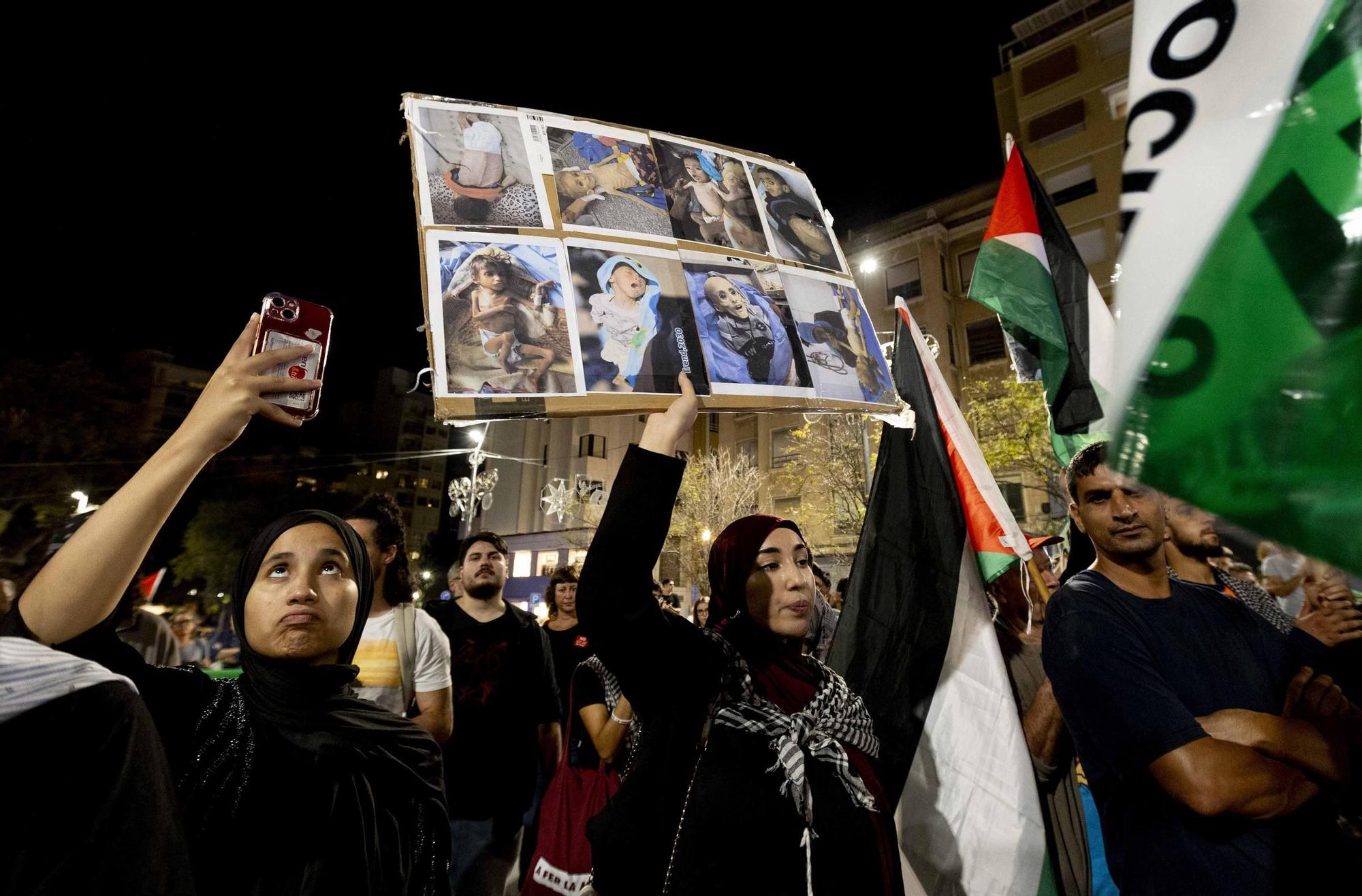 Alicante alza la voz por Palestina en una jornada de movilizaciones