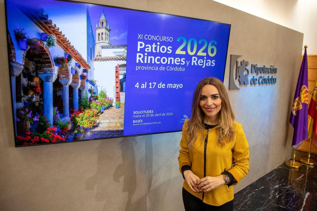 Narci Ruiz informa sobre la participación en el Concurso de Patios de la Diputación.