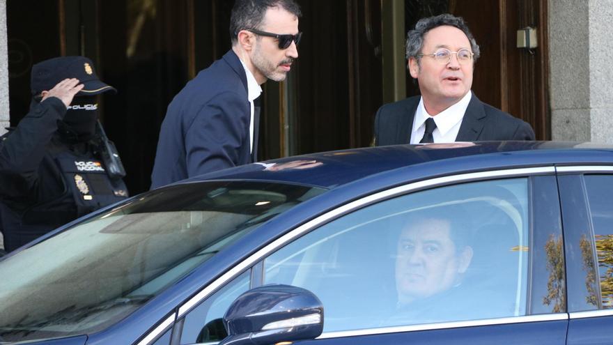 El fiscal general de l'Estat, Álvaro García Ortiz, arriba a la seu del Tribunal Suprem, on declara aquest dimecres