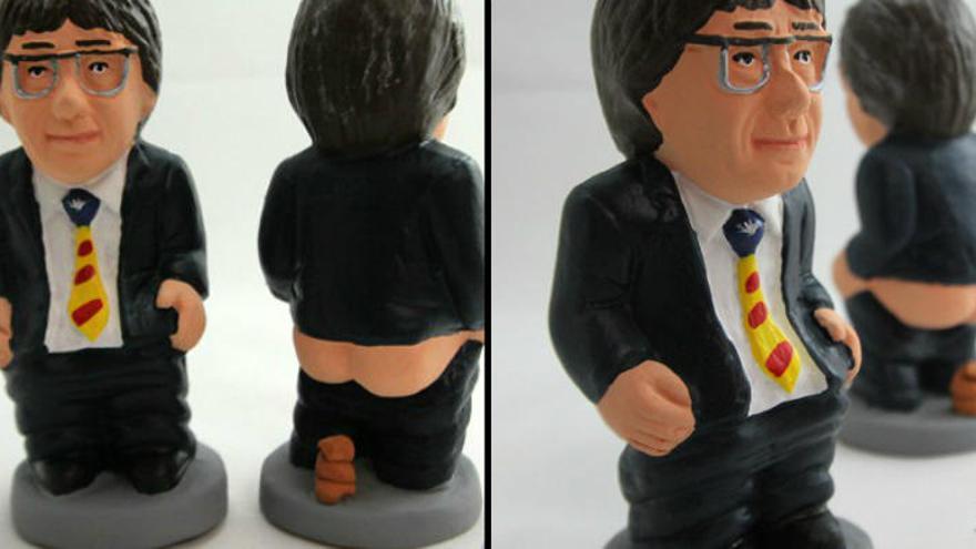 El president Puigdemont ja té el seu propi caganer