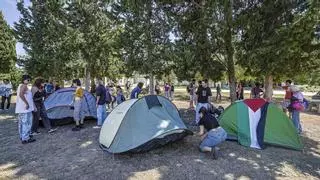 Los acampados por Palestina denuncian que el Rectorado no les protege