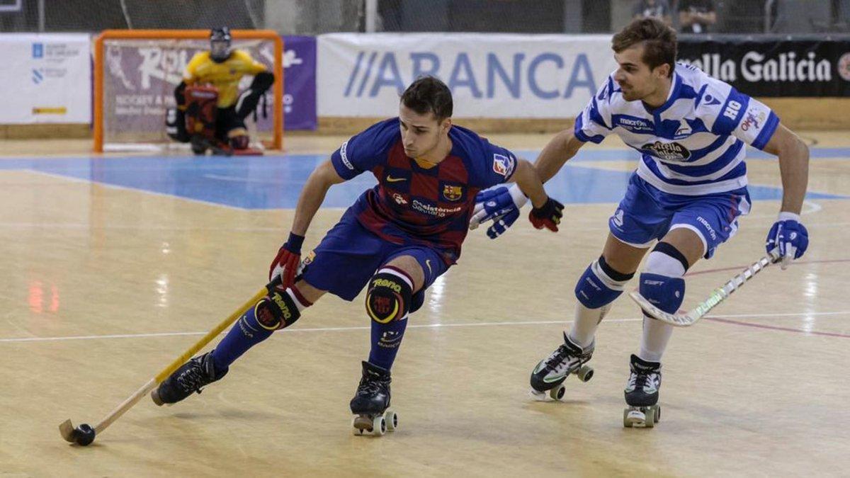 Nil Roca y Marc Grau, en el duelo de la primera vuelta en Riazor