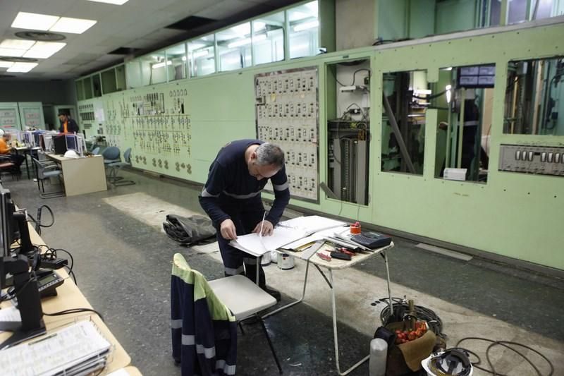 Obras de mantenimiento en la térmica de Aboño