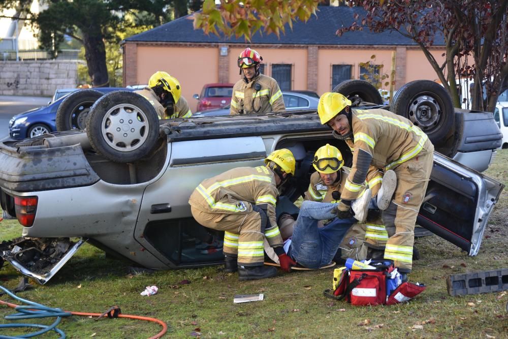 Stop Accidentes realiza un simulacro en Someso