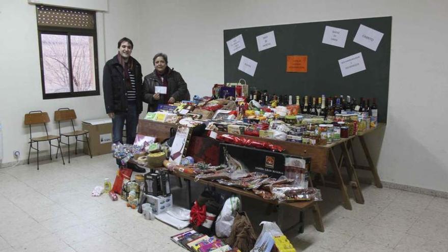 Procu Noriega, ganadora de la cesta de Acción Pastoral