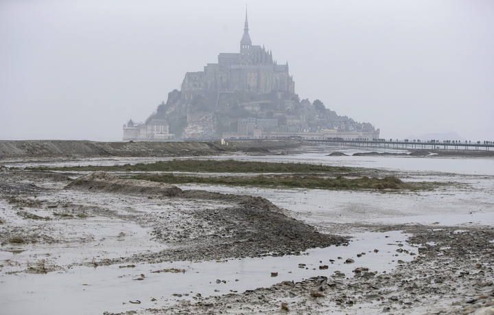 La 'marea del siglo', en el Monte Saint-Michel