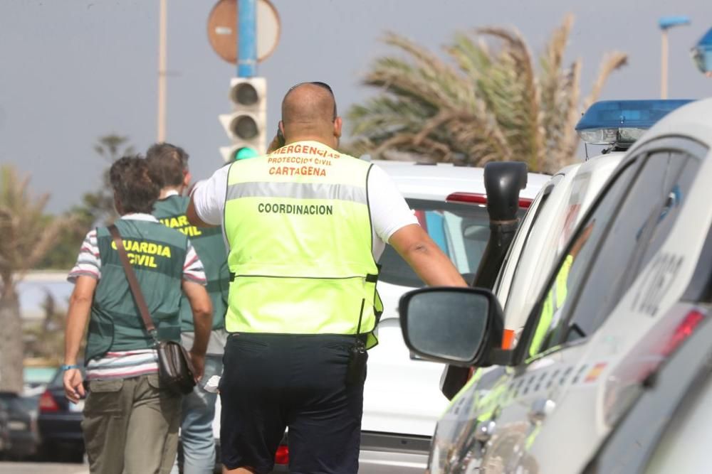 Las imágenes del accidente de avión en La Manga en el que ha muerto un piloto de la Patrulla Águila