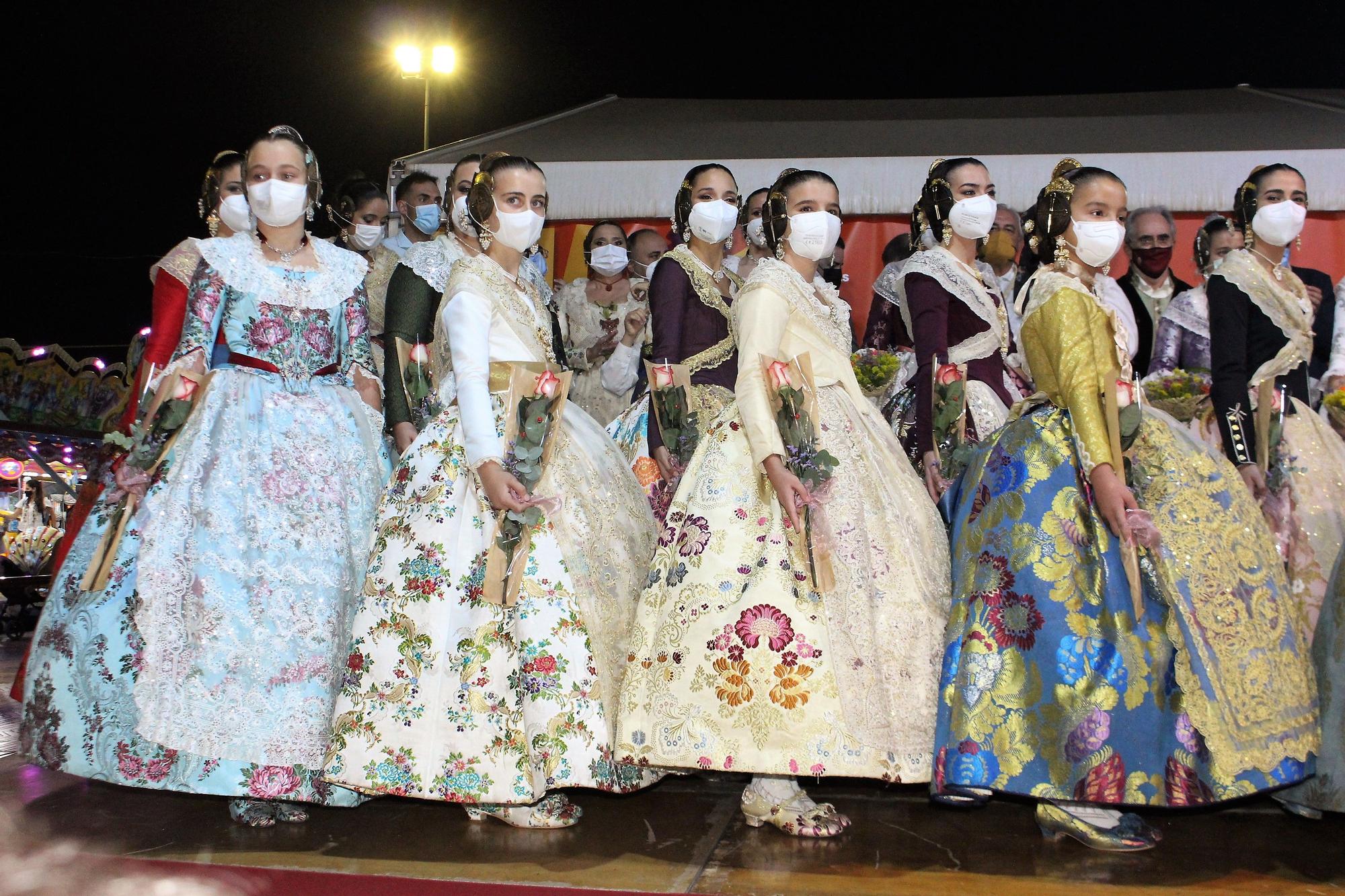 Estreno de las falleras mayores de València 2022 y las cortes en la "Festa per a Tots"