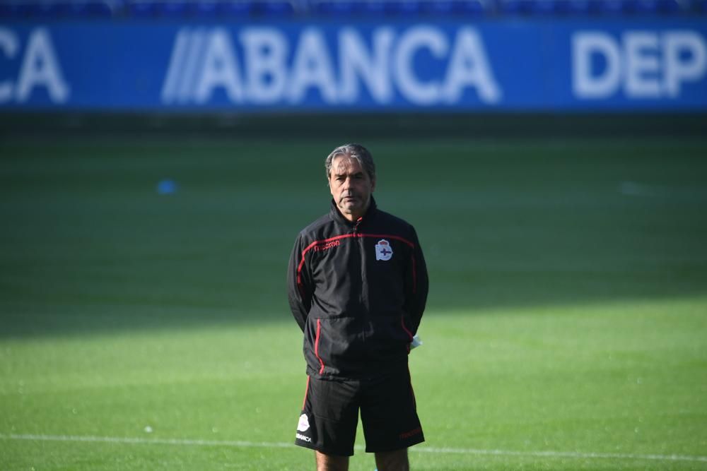 El Dépor entrena a Riazor antes de recibir al Reus