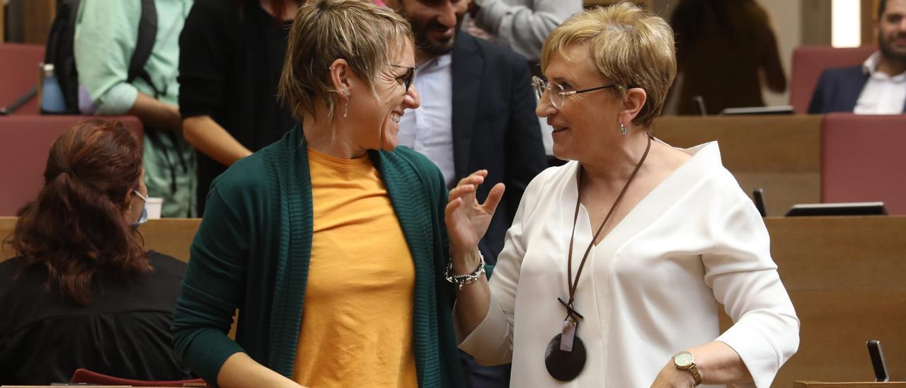 Ana Barceló, hoy, en las Corts.