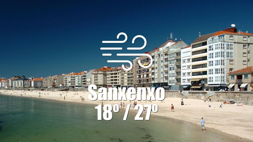 El tiempo en Sanxenxo: previsión meteorológica para hoy, martes 1 de julio