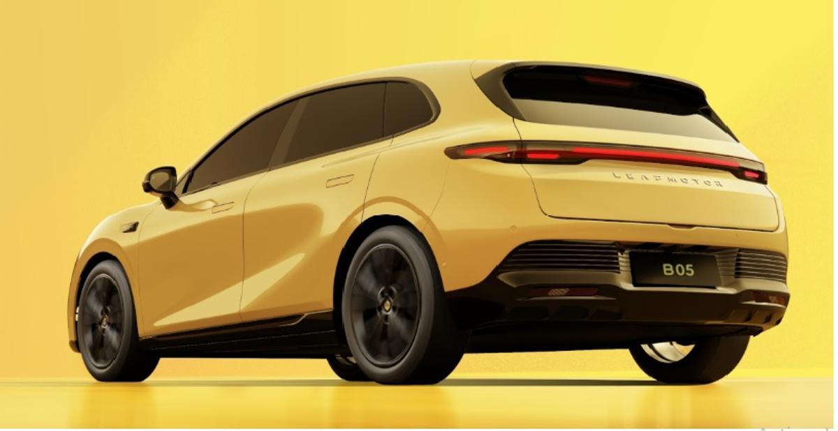 Nuevo modelo B05 que Leapmotor fabricará en Aragón.