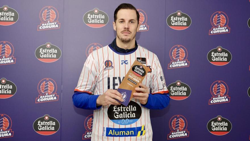 Heurtel fue el jugador más destacado de febrero para los aficionados del Basquet Coruña.