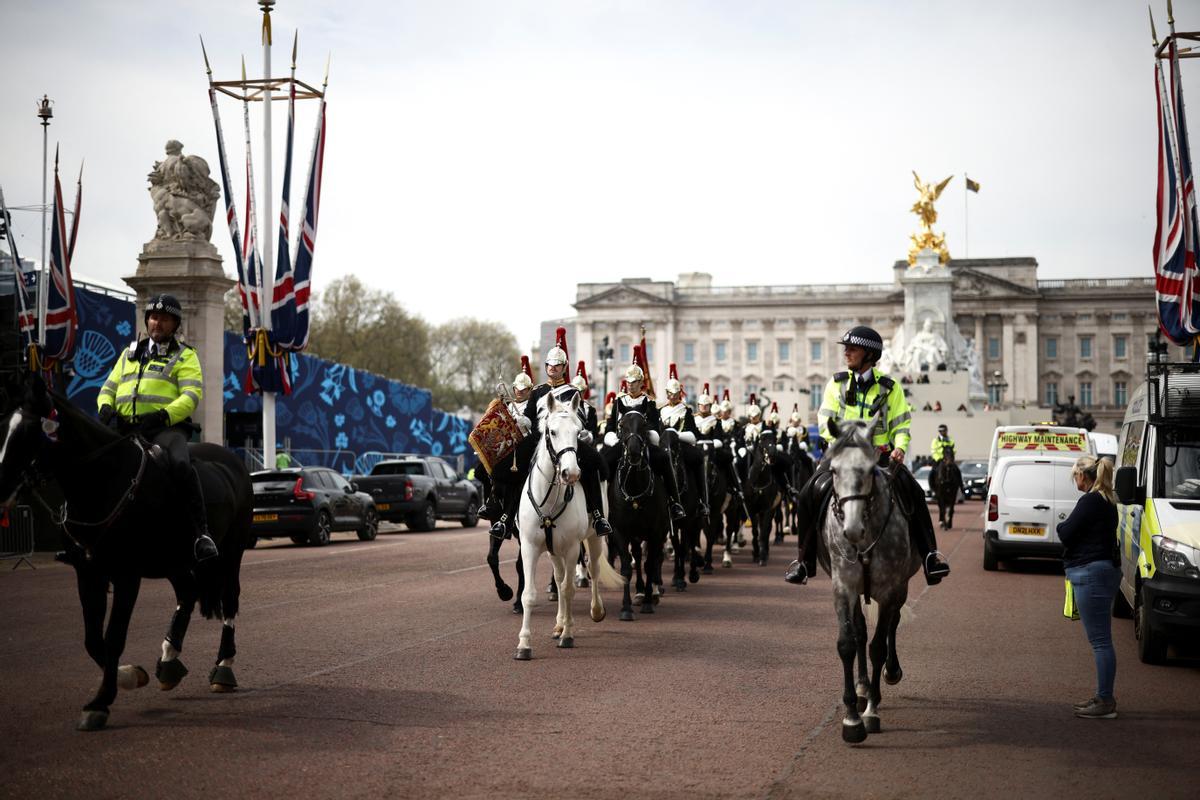 Londres se prepara para la coronación del rey Carlos III