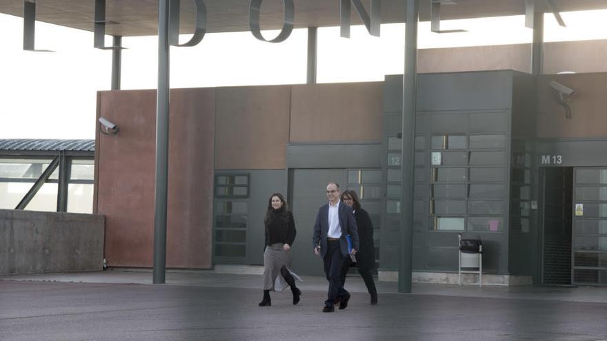 Jordi Turull sortint de la presó de Lledoners el passat mes de març |