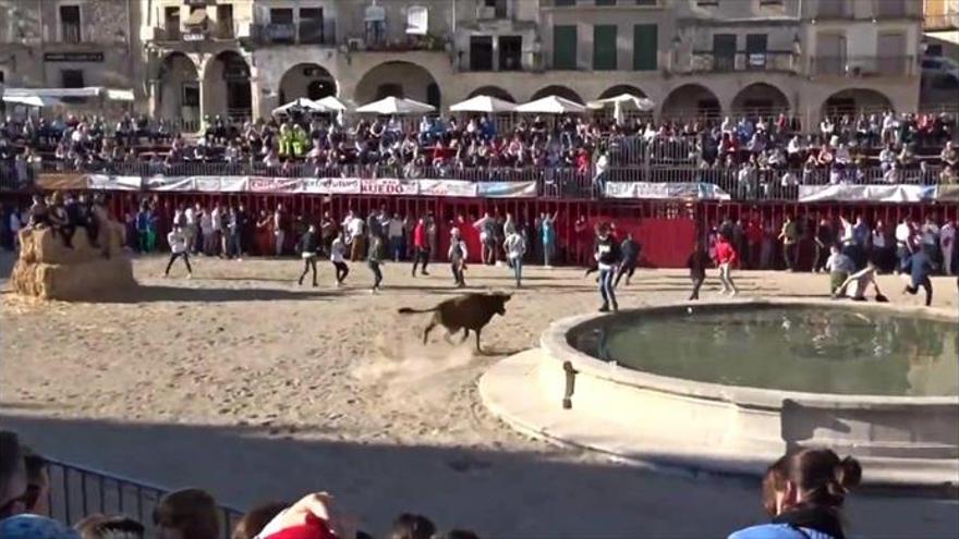 El desfile de disfraces y las capeas dan alegría al carnaval de Trujillo