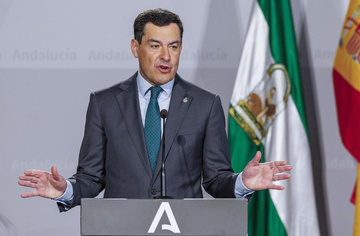 Juanma Moreno, presidente de la Junta de Andalucía