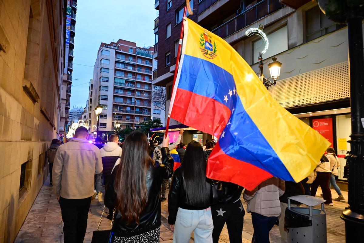 Concentración de venezolanos en Castellón