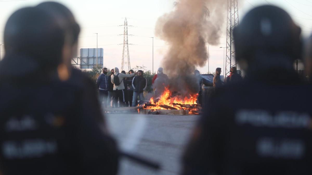 Protestas en Cádiz.