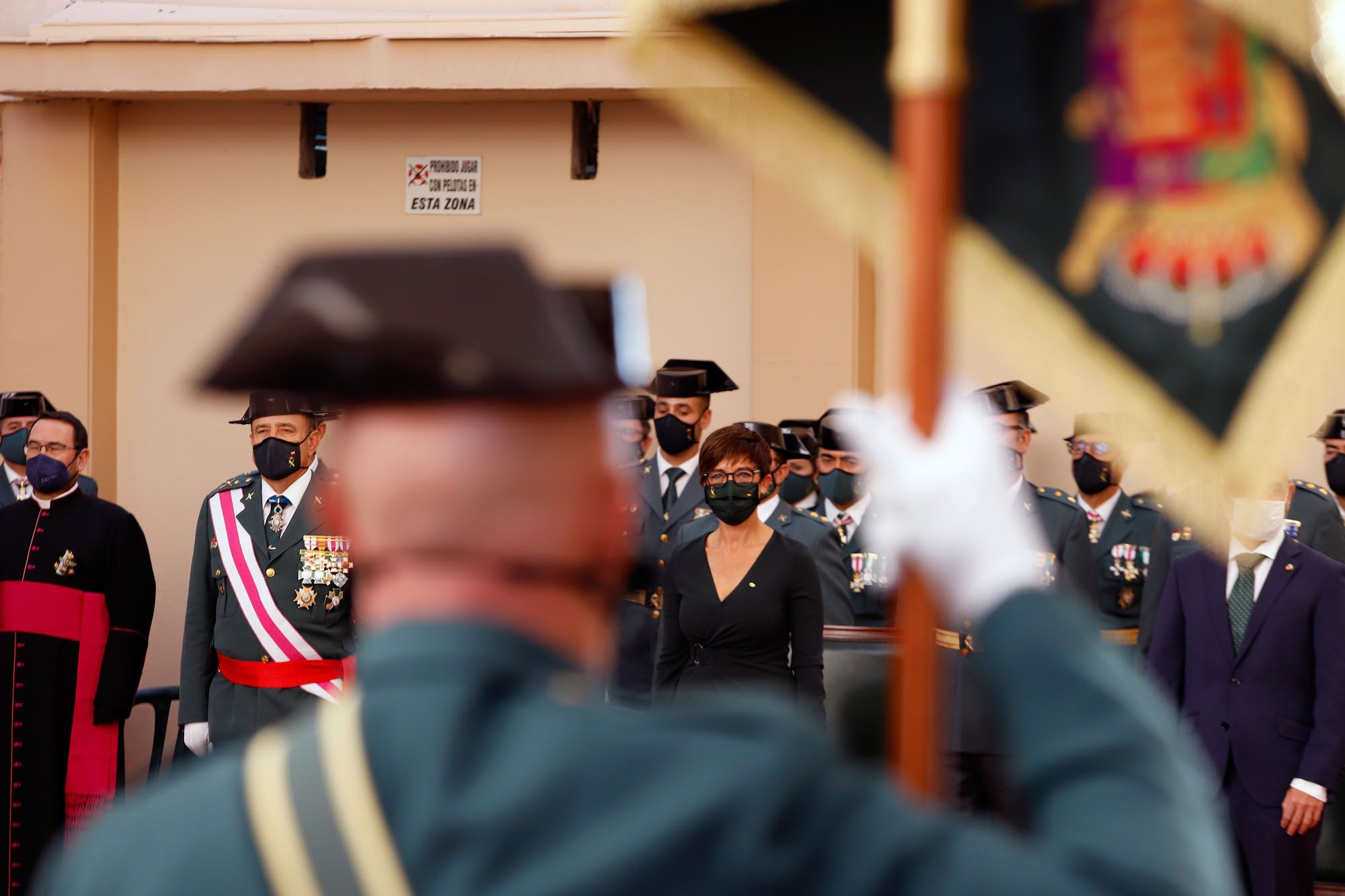 Celebración de la patrona de la Guardia Civil en la Comandancia de Málaga