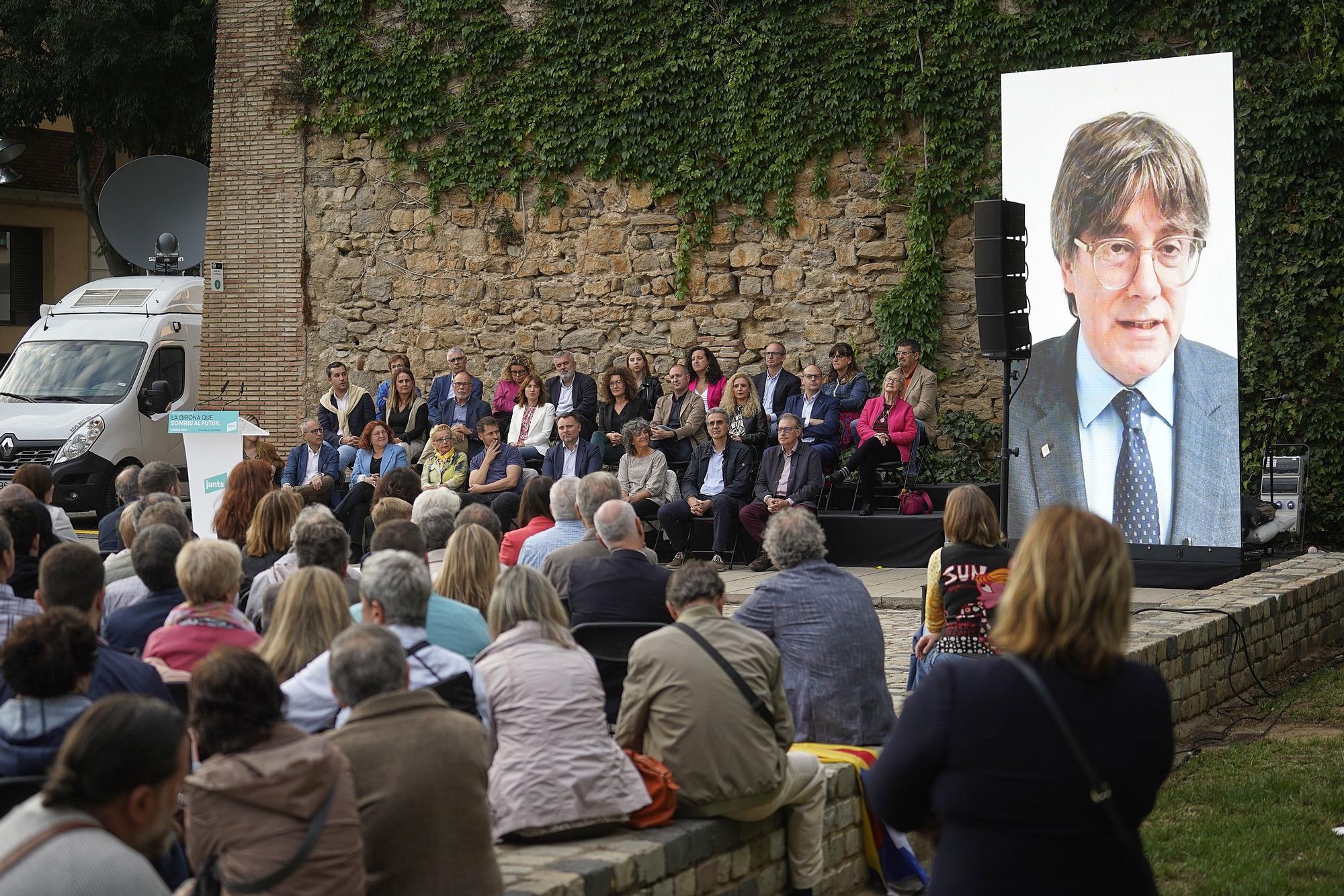 Acte central de campanya de Junts per Girona amb l'alcaldable Gemma Geis