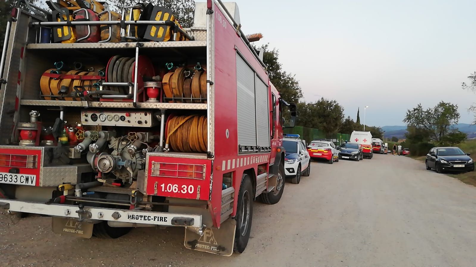 El Parc de l'Agulla s'omple per veure el Castell de Focs