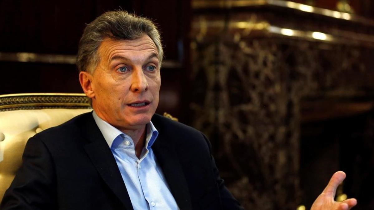 El presidente de Argentina, Mauricio Macri