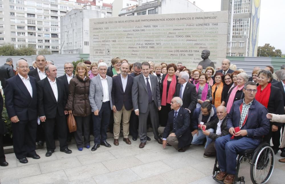 Tributo a los olímpicos vigueses