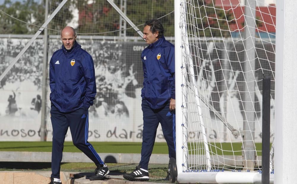 Las mejores imágenes del entrenamiento del Valencia CF