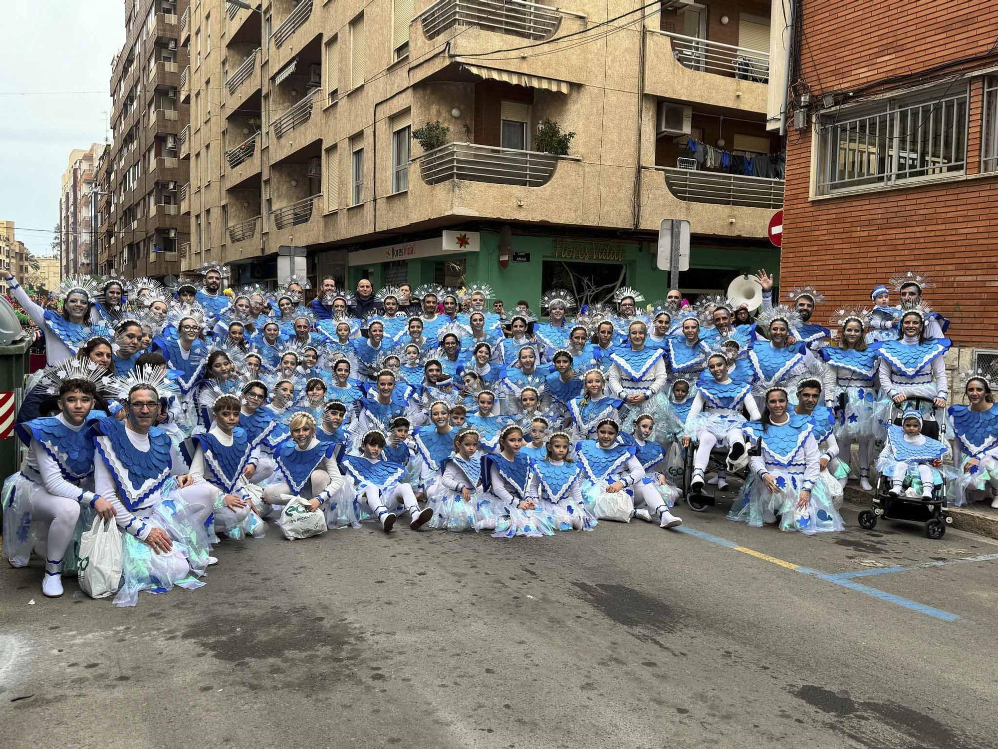 Cabalgata fallera en Sagunt
