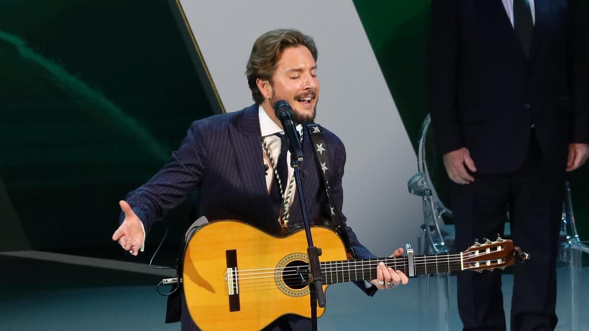 Manuel Carrasco, en el Teatro de la Maestranza de Sevilla