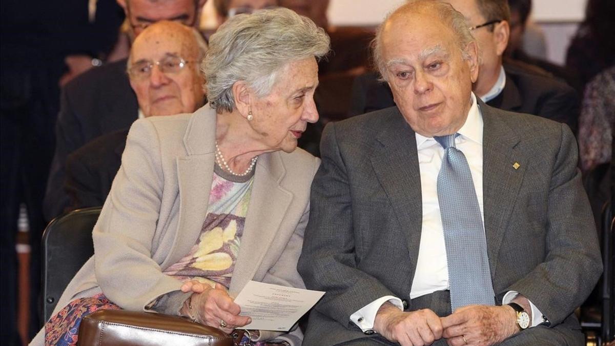 El expresidente Jordi Pujol y su esposa Marta Ferrusola, en una imagen de archivo.