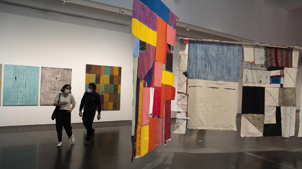 Sala de la retrospectiva que el Macba dedica a la obra de Teresa Lanceta.