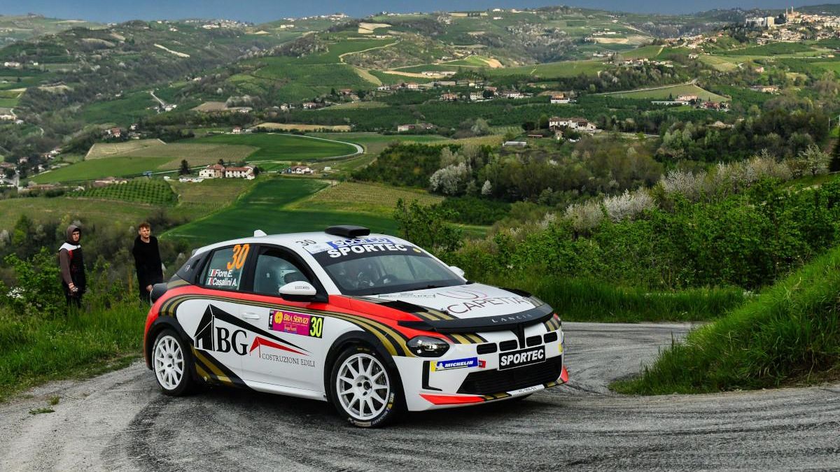 El Lancia Ypsilon HF en el Rallye del Piemonte