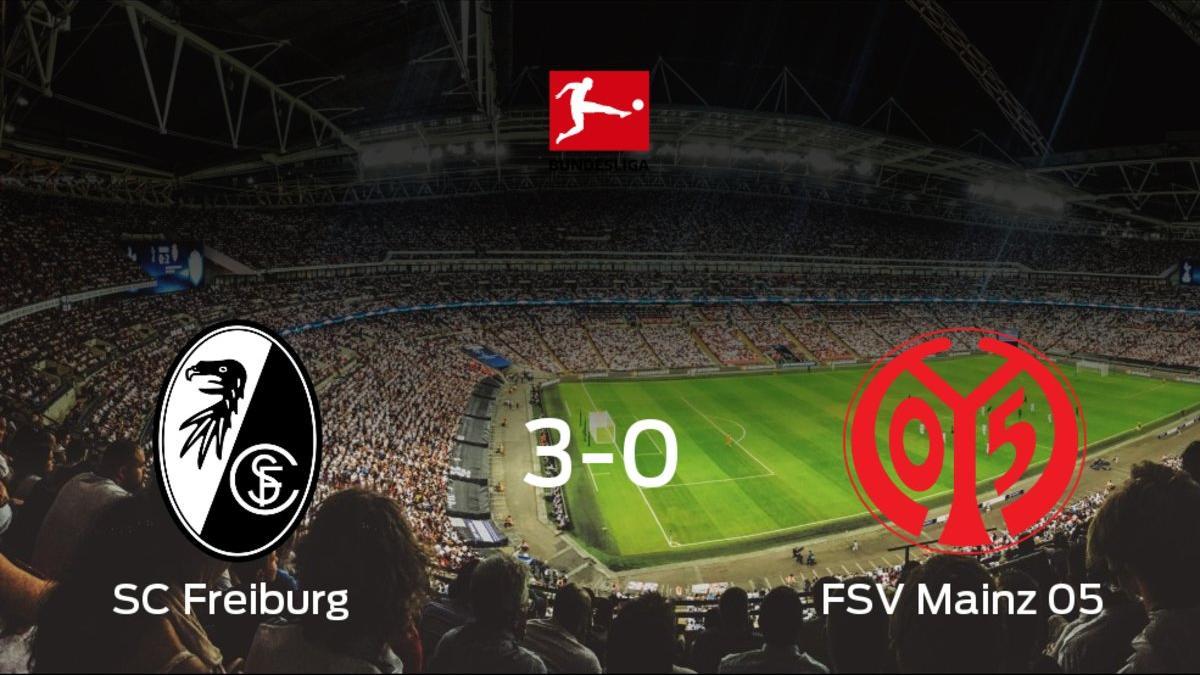 El SC Freiburg se lleva la victoria tras golear 3-0 al Mainz 05