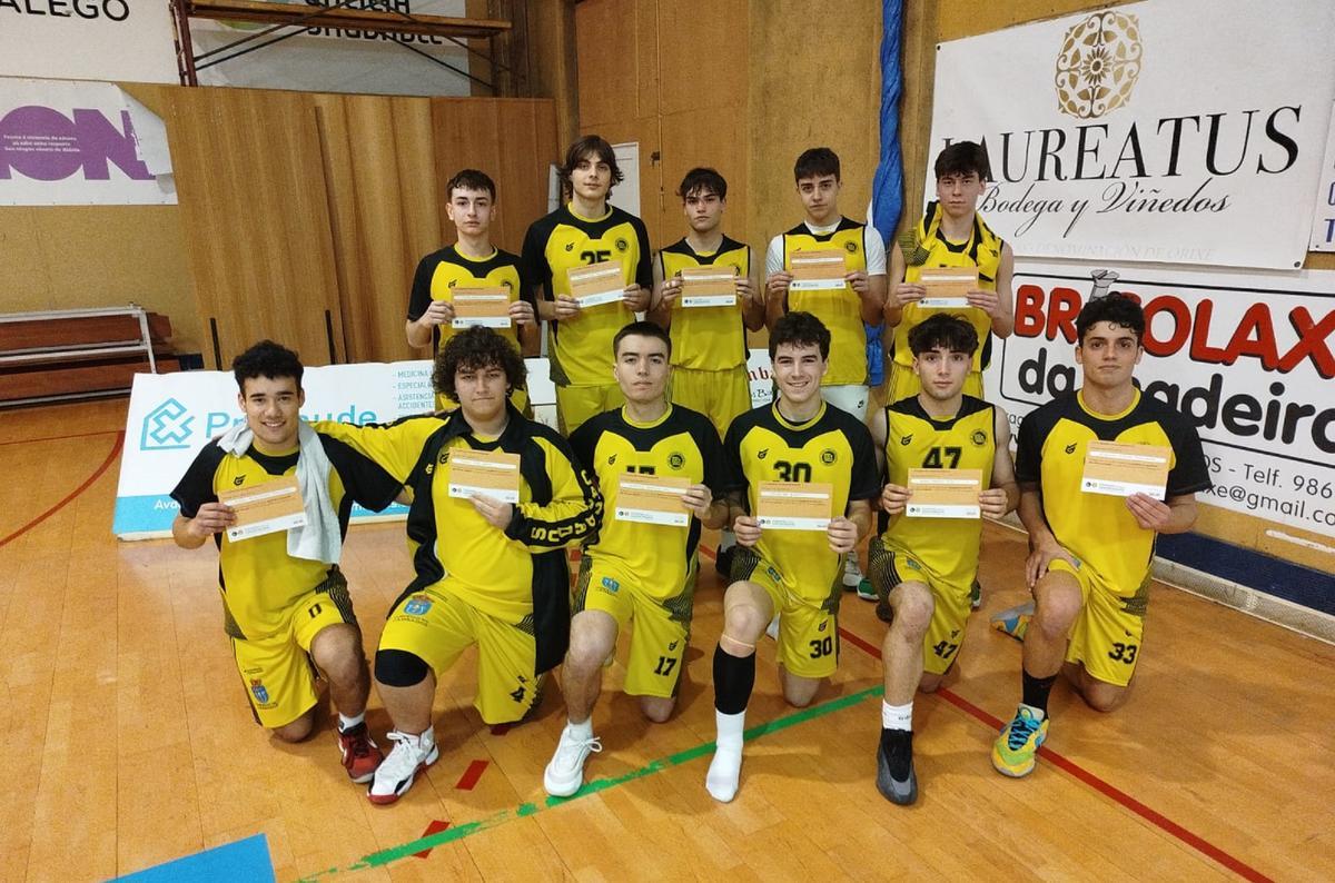 Junior masculino del Xuven de Cambados.