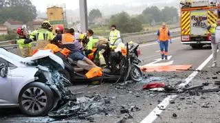 Tráfico investiga por qué entró en sentido contrario el conductor del accidente mortal en la Autovía do Salnés