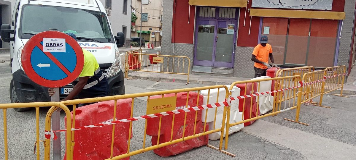 Los trabajos se están desarrollando en el tramo comprendido entre las calles Carmen Conde y Abderramán II