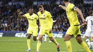 El Villarreal doblega a la Real Sociedad en un gran partido en Anoeta (1-3)