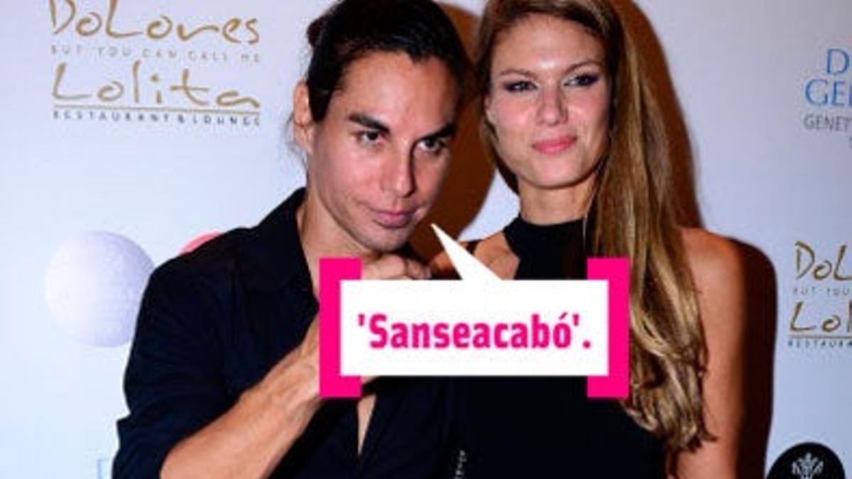 Julio Iglesias Jr. y la modelo Charisse Verhaert en un evento en Miami