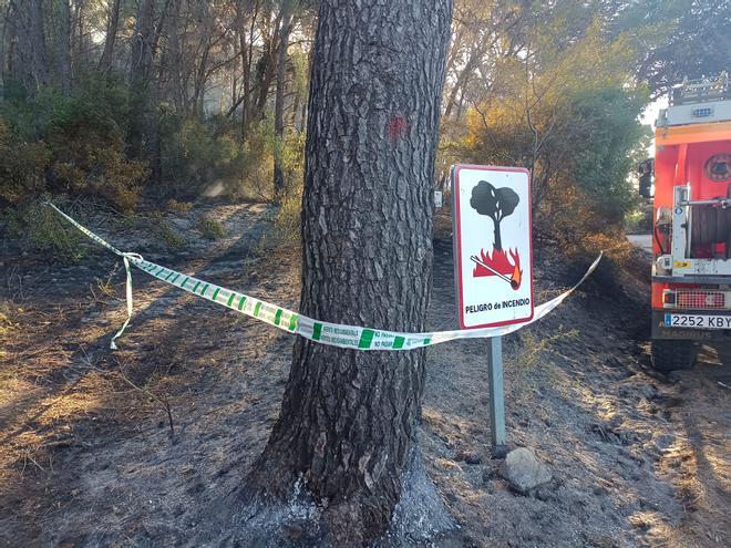 El incendio que amenaza el valle de la Murta, en imágenes