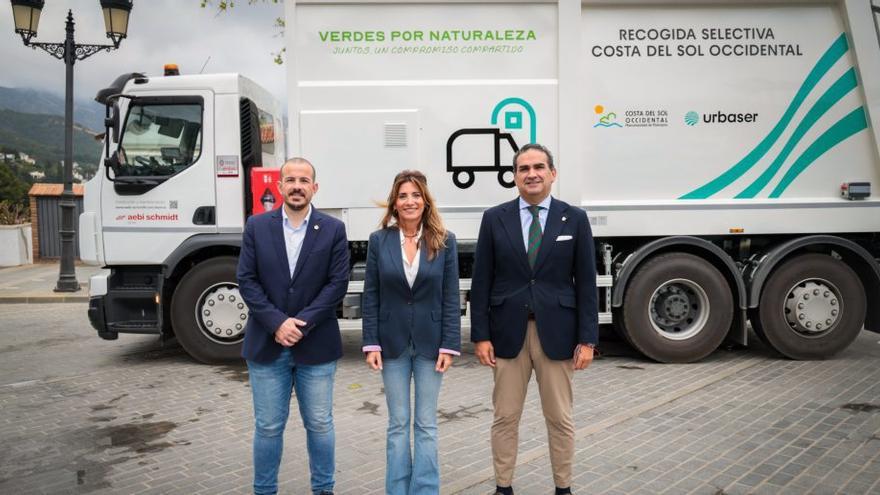 La Mancomunidad de Municipios de la Costa del Sol Occidental suma tres camiones de recogida de cartón