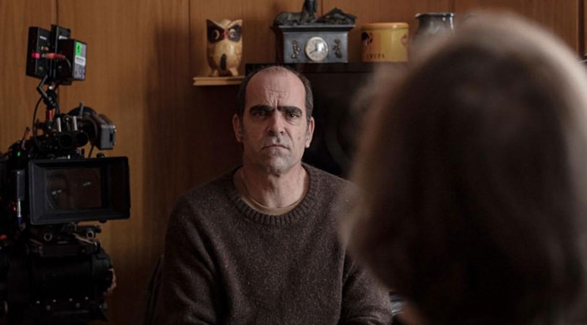 Luis Tosar en el rodaje de la película.