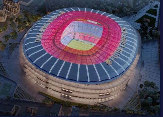 Las imágenes del futuro Camp Nou del proyecto de Laporta